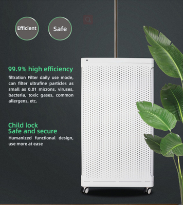 Purificateur d'air UV HEPA 5 dans 1 H13 True HEPA pour grande pièce 5500 pieds carrés