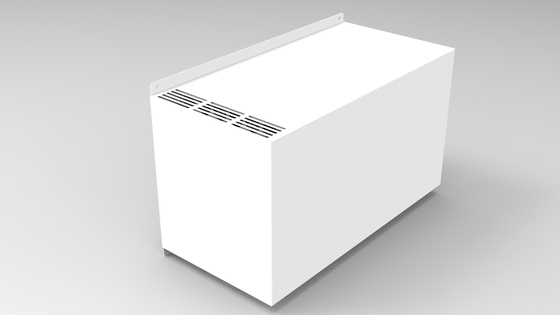 couleur blanche fixée au mur d'épurateur d'air d'ascenseur 300m3/h avec le générateur de plasma d'anion