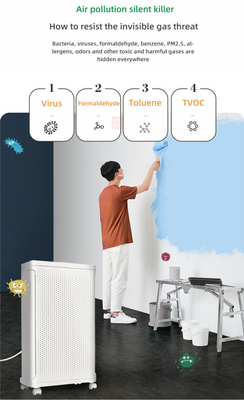 Épurateur d'air UV debout de filtre de l'épurateur d'air H13 Hepa de plancher d'OEM pour la grande maison