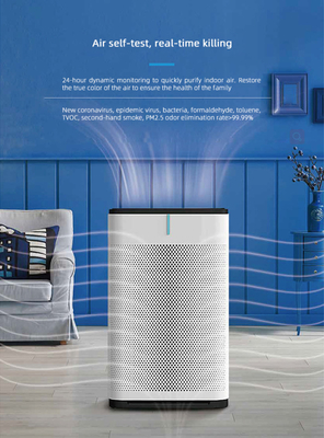 Purificateur d'air Smart True 5 en 1 HEPA pour grande pièce pour les allergies et l'asthme