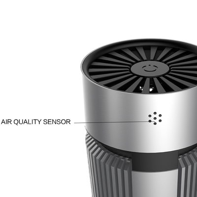 Purificateur d'air portable à ions négatifs avec filtre Hepa pour filtre à air de voiture USB